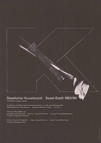Staatlicher Kunstkredit Basel-Stadt 1983/84, Mustermesse Basel