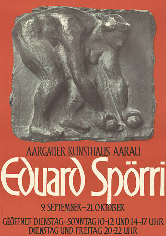 Eduard Spörri, Aargauer Kunsthaus Aarau