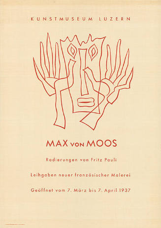 Max von Moos, Fritz Pauli, Französische Malerei, Kunstmuseum Luzern