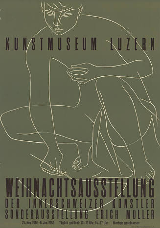 Weihnachtsausstellung der Innerschweizer Künstler, Sonderausstellung Erich Müller, Kunstmuseum Luzern