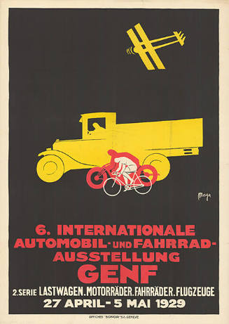 6. Internationale Automobil- und Fahrrad-Ausstellung Genf, 2. Serie Lastwagen, Motorräder, Fahrräder, Flugzeuge