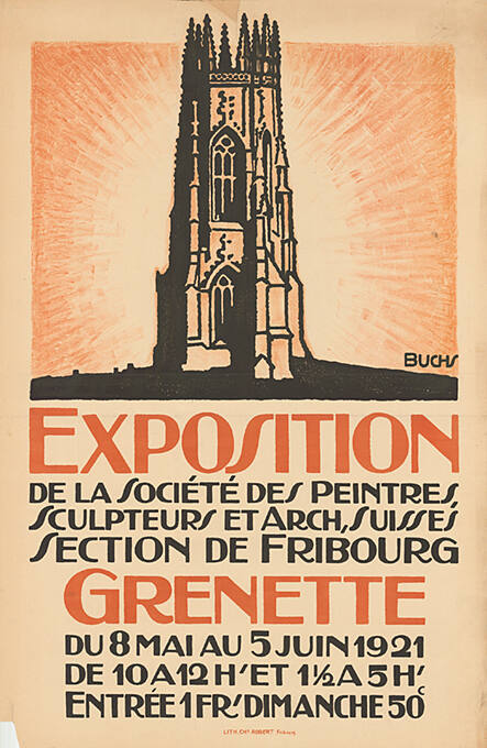 Lith. Ch. Robert, Fribourg