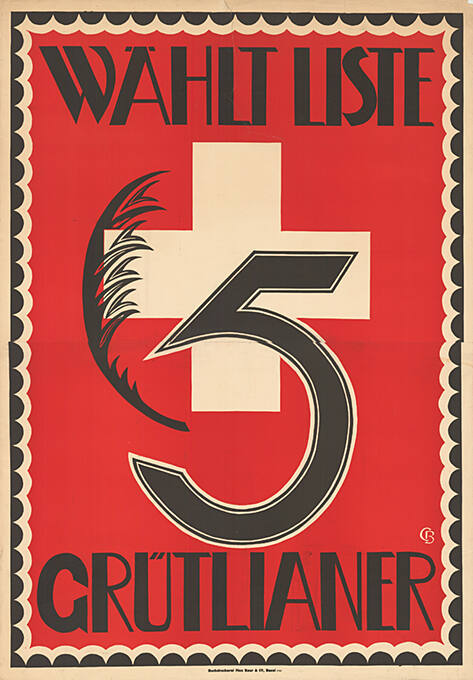 Wählt Liste 5, Grütlianer
