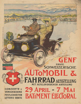 Erste Schweizerische Automobil- & Fahrrad-Ausstellung, Bâtiment Electoral, Genf