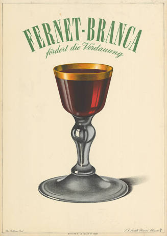 Fernet-Branca, fördert die Verdauung