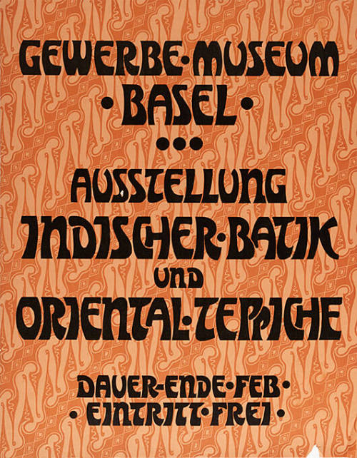 Indische Batik und orientalische Teppiche, Gewerbemuseum Basel