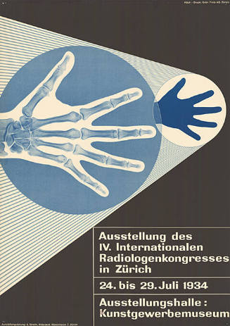 Ausstellung des IV. Internationalen Radiologenkongresses in Zürich, Kunstgewerbemuseum