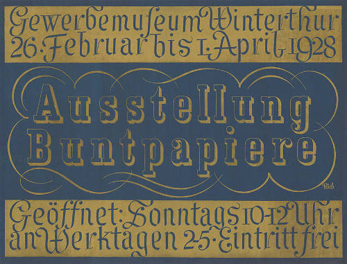 Buntpapiere, Gewerbemuseum Winterthur