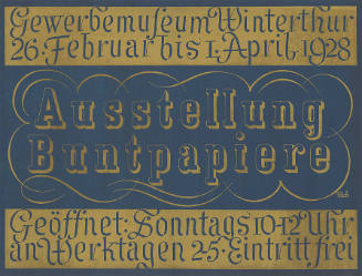 Buntpapiere, Gewerbemuseum Winterthur