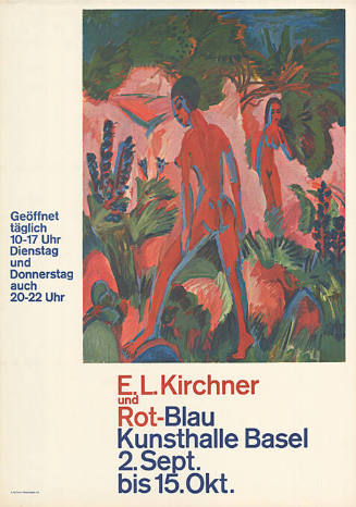 E. L. Kirchner und Rot-Blau, Kunsthalle Basel