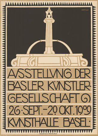 Ausstellung der Basler Künstlergesellschaft, Kunsthalle Basel