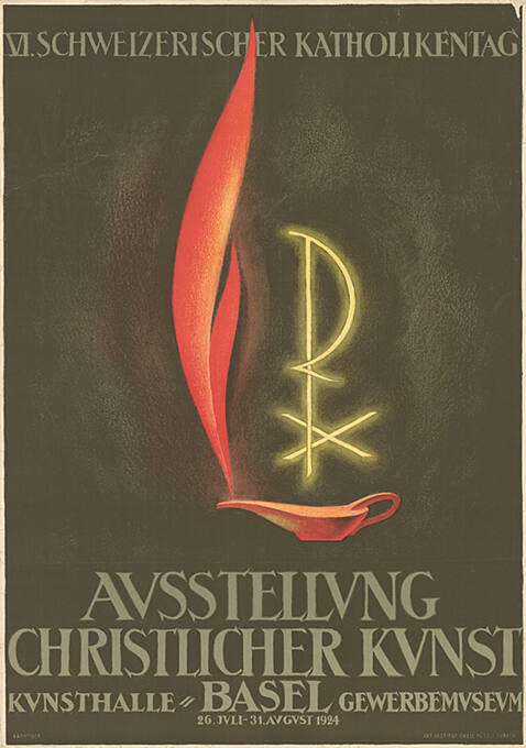 VI. Schweizerischer Katholikentag, Ausstellung christlicher Kunst, Kunsthalle und Gewerbemuseum Basel