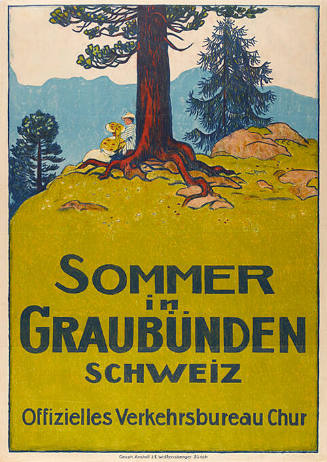 Sommer in Graubünden, Schweiz, Offizielles Verkehrsbureau Chur