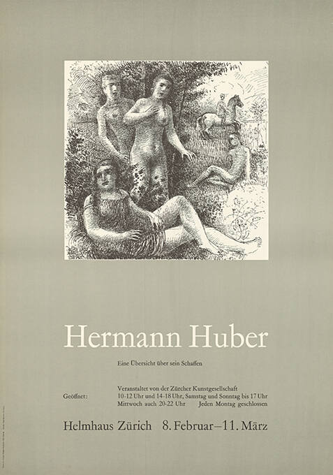 Hermann Huber, Helmhaus Zürich