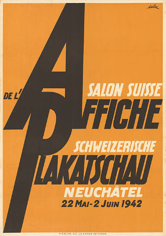 Salon Suisse de l’Affiche, Schweizerische Plakatschau, Neuchâtel