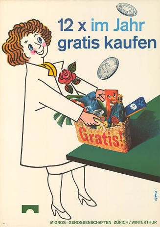 12 × im Jahr gratis kaufen, Migros-Genossenschaften Zürich / Winterthur