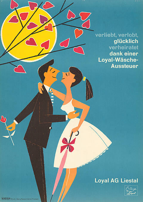 Verliebt, verlobt, glücklich verheiratet dank einer Loyal-Wäsche-Aussteuer