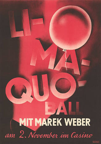 Li-Ma-Quo-Ball, mit Marek Weber, Casino