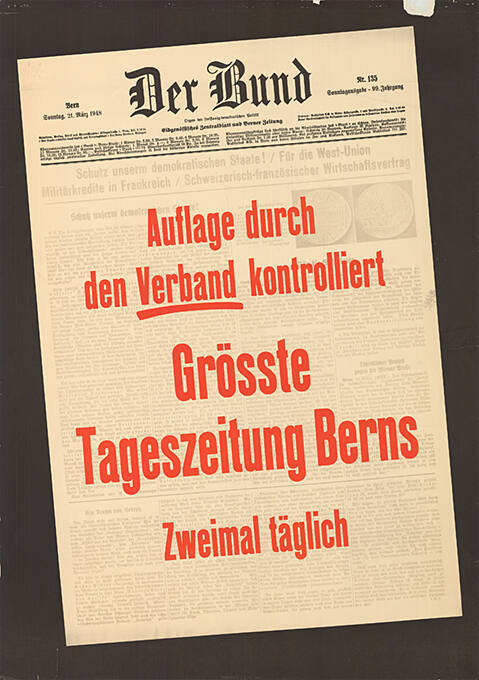 Der Bund Verlag AG, Bern
