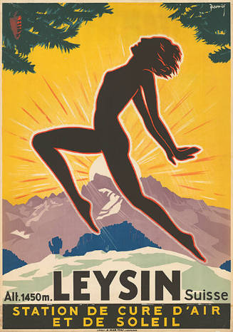 Leysin, suisse, station cure d’air et de soleil