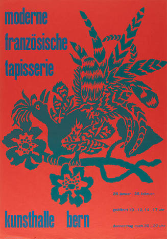 Moderne französische Tapisserie, Kunsthalle Bern