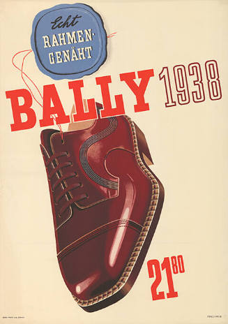 Echt Rahmengenäht, Bally 1938