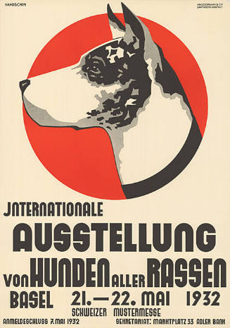Internationale Ausstellung von Hunden aller Rassen, Basel, Schweizer Mustermesse