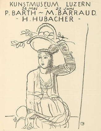 Kunstmuseum Luzern, P. Bart, M. Barraud, H. Hubacher