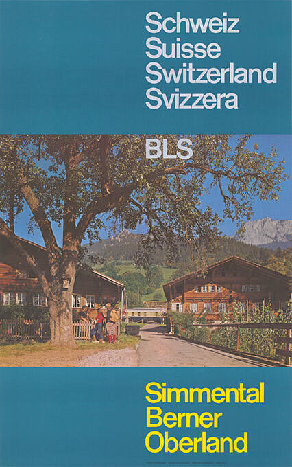 BLS, Simmental, Berner Oberland, Schweiz