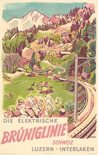 Die elektrische Brüniglinie, Schweiz, Luzern, Interlaken