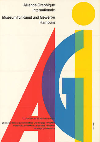 AGI, Alliance Graphique Internationale, Museum für Kunst und Gewerbe, Hamburg