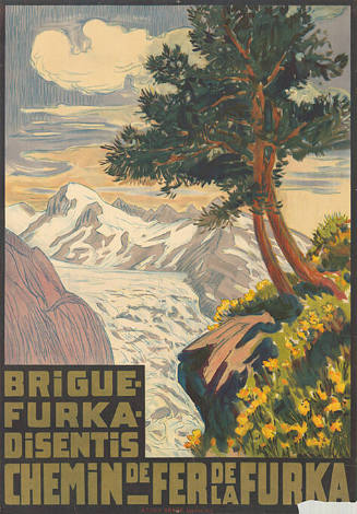 Brigue-Furka-Disentis, Chemin de fer de la Furka