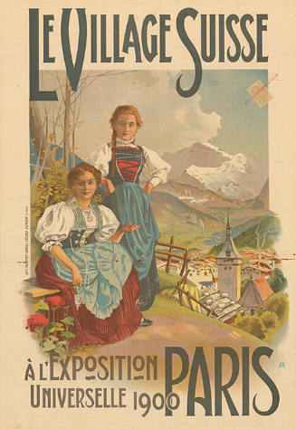 Le Village Suisse à l’exposition universelle 1900, Paris