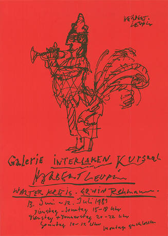 Herbert Leupin, Walter Kreis, Erwin Rehmann, Galerie Interlaken Kursaal