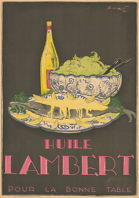 Huile Lambert, pour la bonne table