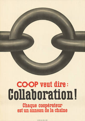 Co-op veut dire: Collaboration! Chaque coopérateur est un anneau da la chaîne
