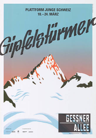 Gipfelstürmer, Plattform Junge Schweiz, Gessnerallee
