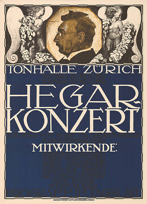 Hegar-Konzert, Tonhalle Zürich
