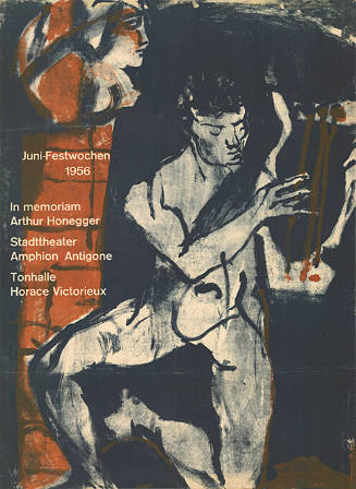 Juni-Festwochen 1956, In memoriam Arthur Honegger, Stadttheater, Tonhalle, Zürich