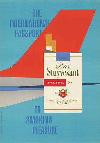 The international passport, Peter Stuyvesant, to smoking pleasure