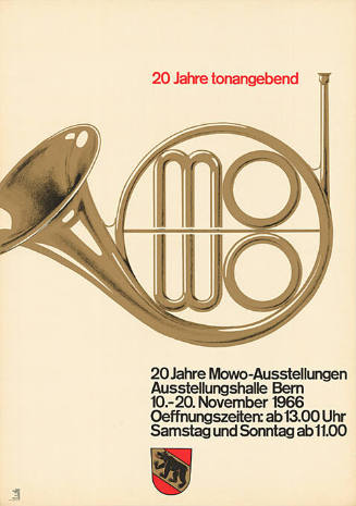 20 Jahre tonangebend, 20 Jahre MOWO-Ausstellungen, Ausstellungshalle Bern