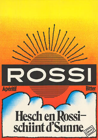 Rossi, Aperitif Bitter, Hesch en Rossi – schiint d’Sunne