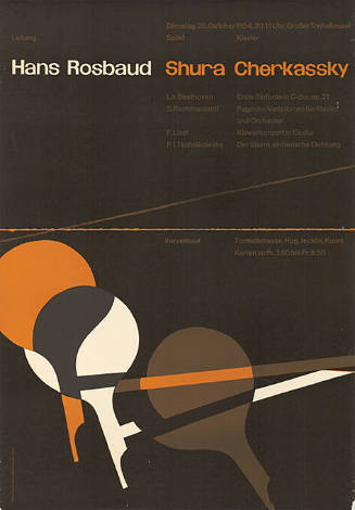 Hans Rosbaud, Shura Cherkassky, Großer Tonhallesaal