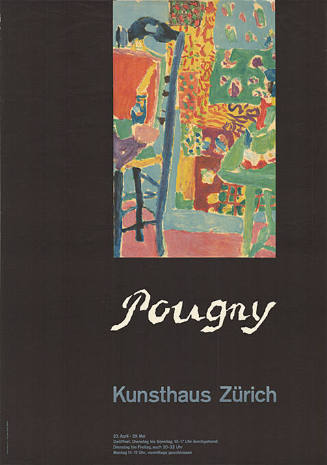 Pougny, Kunsthaus Zürich
