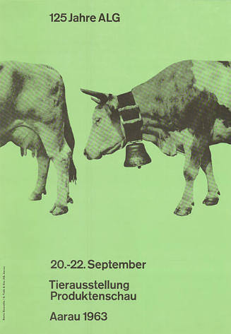 125 Jahre ALG, Tierausstellung, Produktenschau, Aarau