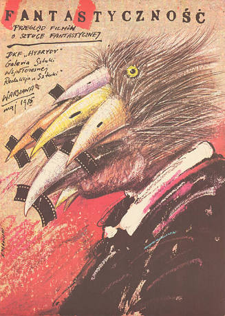 Fantastyczność, Przeglad Filmów  o Sztuce Fantastycznej, DKF "Hybrydy", Galeria Sztuki Współczesnej,Redakcja "Sztuki", Warszawa maj 1985