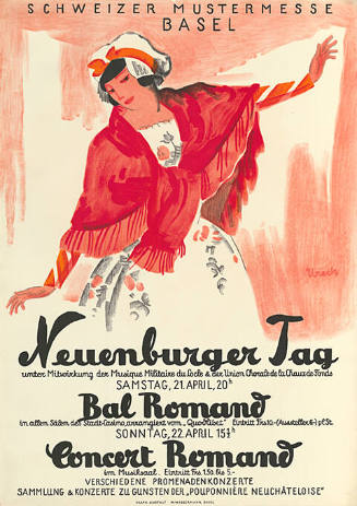 Neuenburger Tag, Bal Romand, Concert Romand, Schweizer Mustermesse, Basel