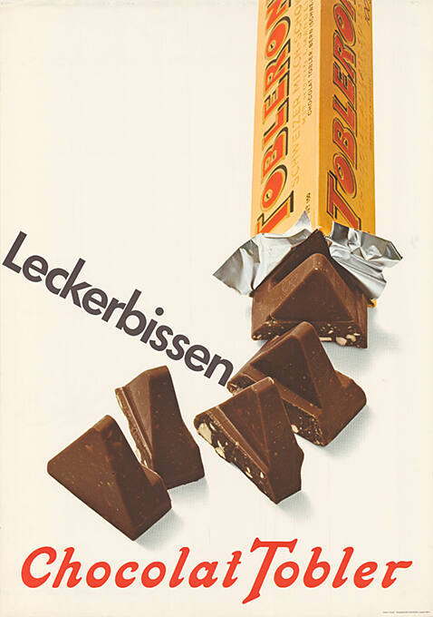 Leckerbissen, Toblerone, Chocolat Tobler