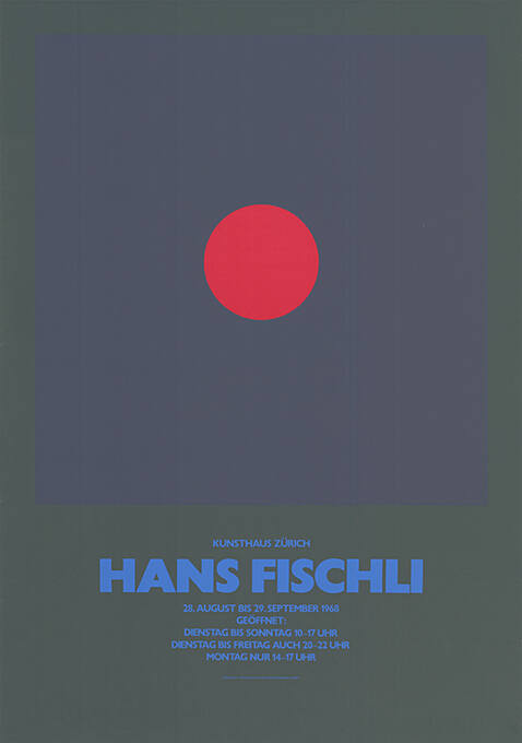 Hans Fischli, Kunsthaus Zürich