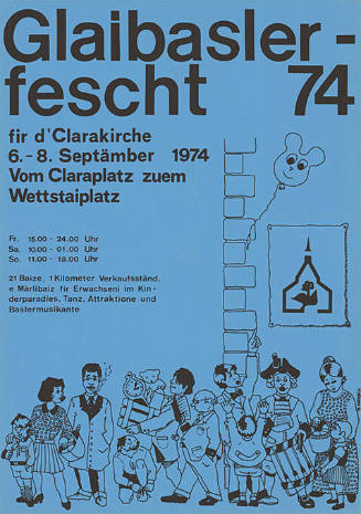 Glaibasler-Fescht 74, fir d’Clarakirche